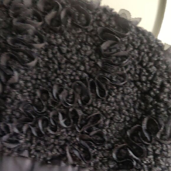 RACHEL Rachel Roy Black Textured Puffer Vest - Picture 3 of 7